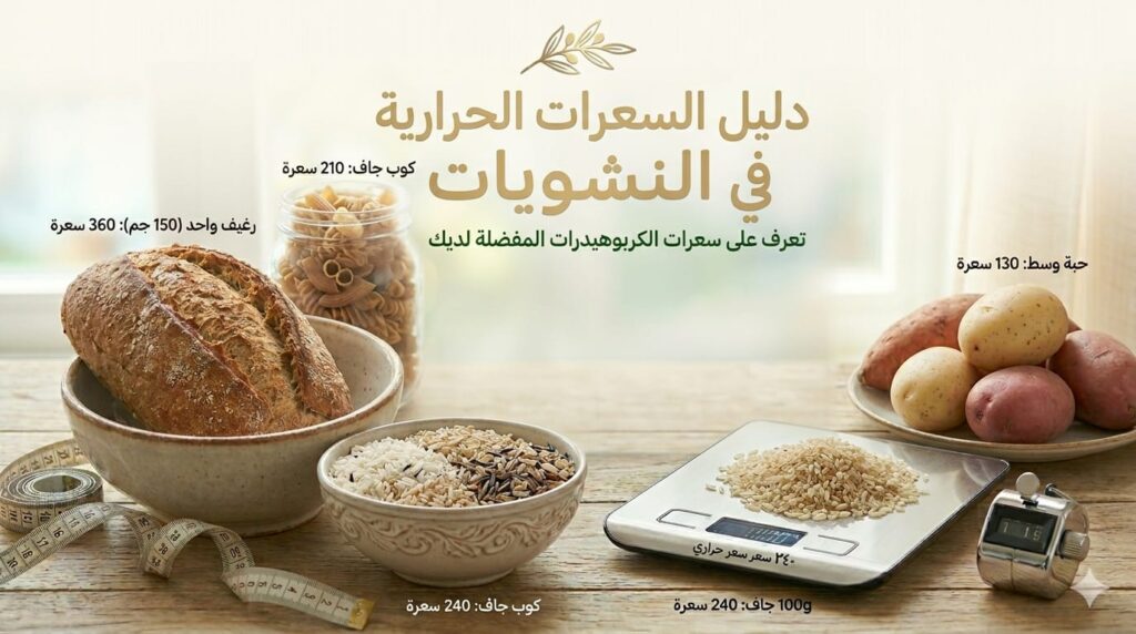 دليل السعرات الحرارية في الكربوهيدرات